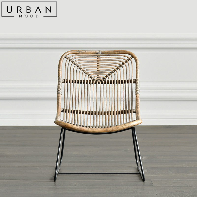 WILMOT Rustic Rattan Leisure Chair – Urban Mood