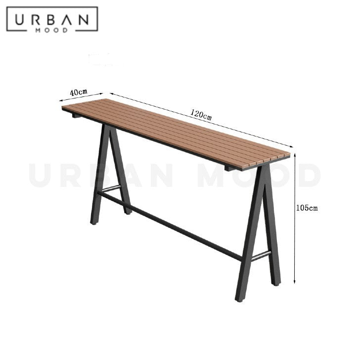 WIMMER Modern Outdoor Bar Table