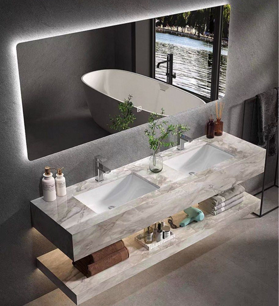 WINSON Modern Sintered Stone Bathroom Vanity Basin - Urban Mood Singapore
