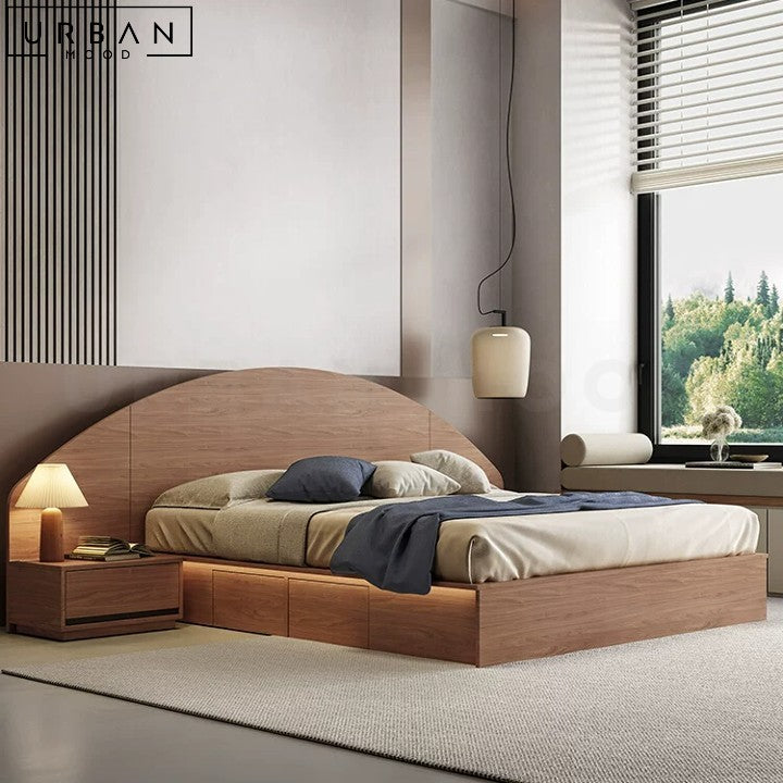 WINTHER Japandi Storage Bedframe