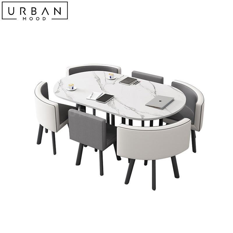 WOLFF Modern Dining Table Set