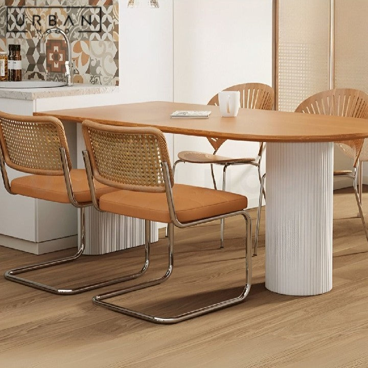 WONG Japandi Solid Wood Dining Table