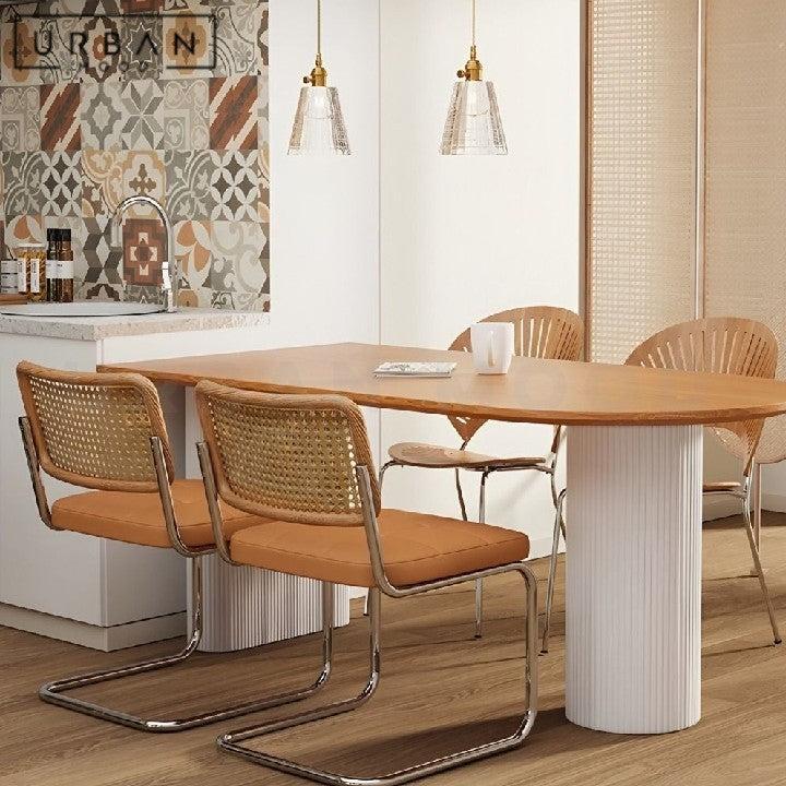 WONG Japandi Solid Wood Dining Table