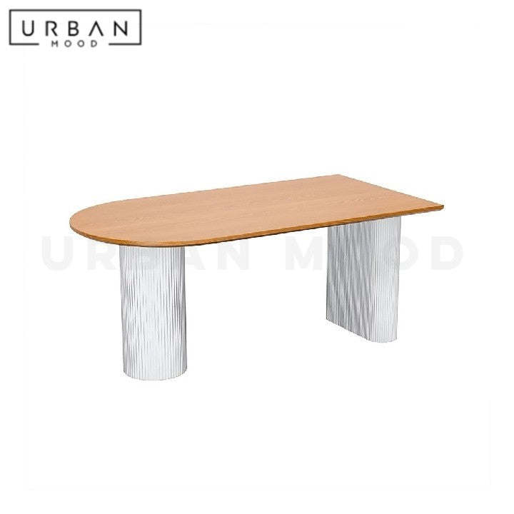 WONG Japandi Solid Wood Dining Table