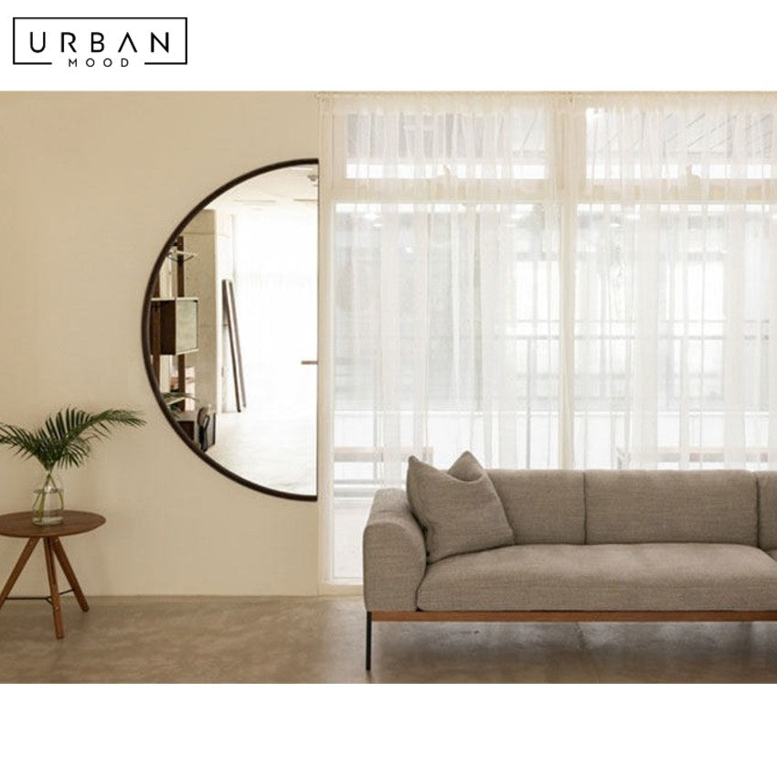 WOODSY Modern Moon Wall Mirror