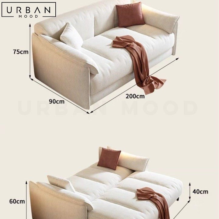 WREN Modern Fabric Sofa Bed