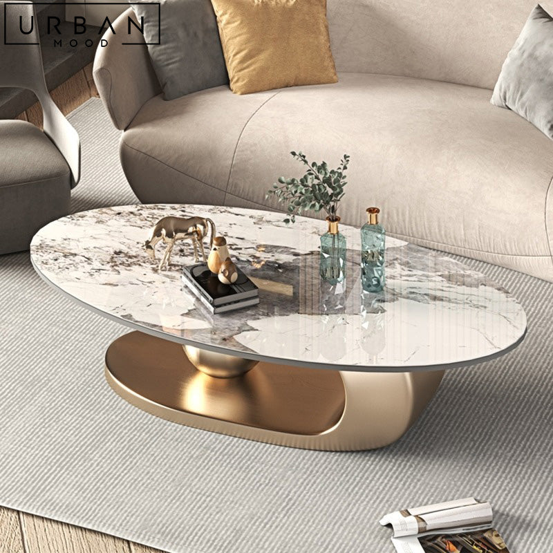 WRIGHT Modern Sintered Stone Coffee Table