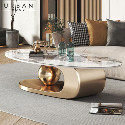 WRIGHT Modern Sintered Stone Coffee Table