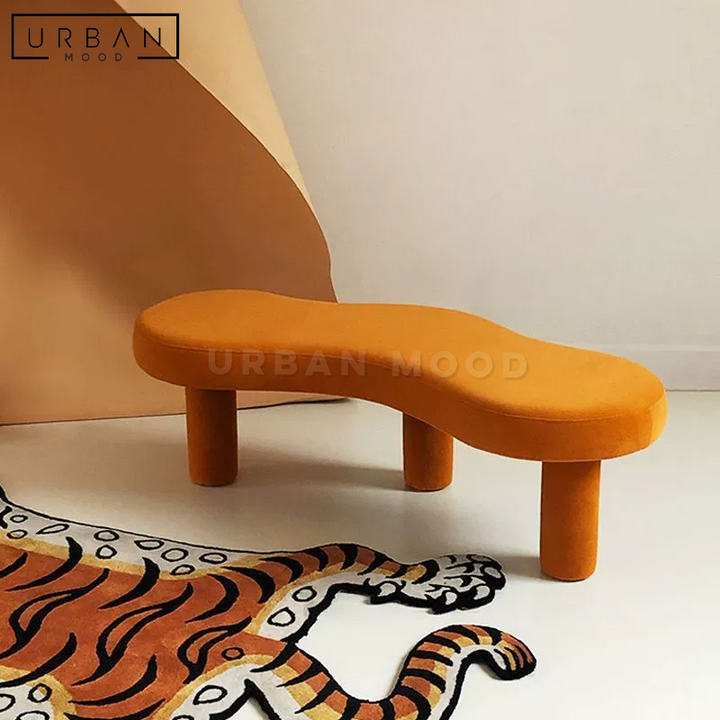 WANDER Modern Velvet Bench