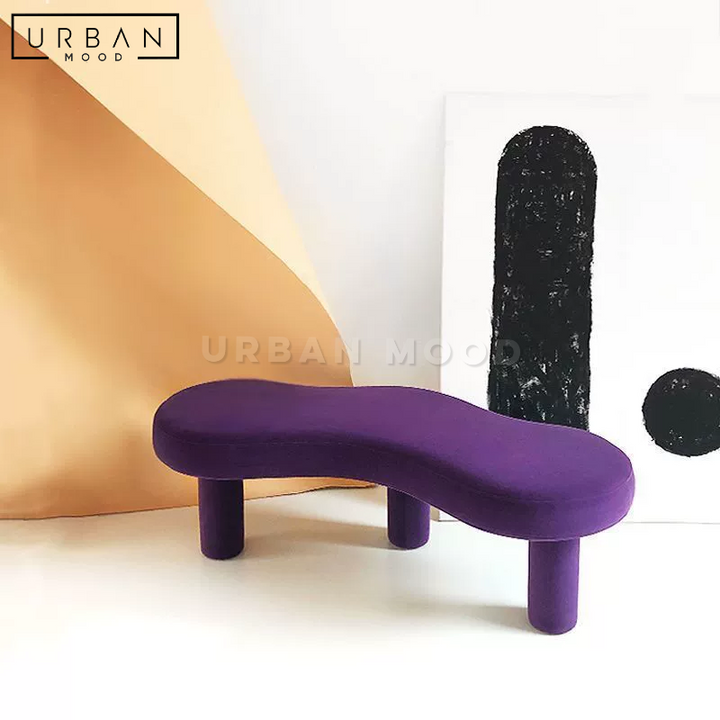 WANDER Modern Velvet Bench