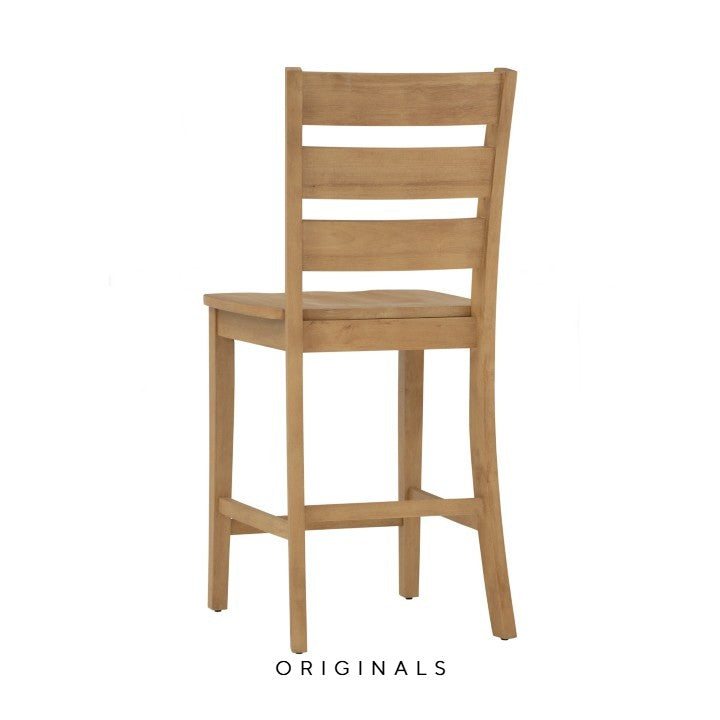 HAFERI Scandinavian Solid Wood Counter Chair