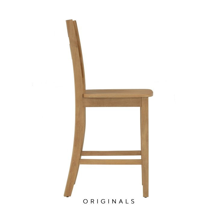 HAFERI Scandinavian Solid Wood Counter Chair