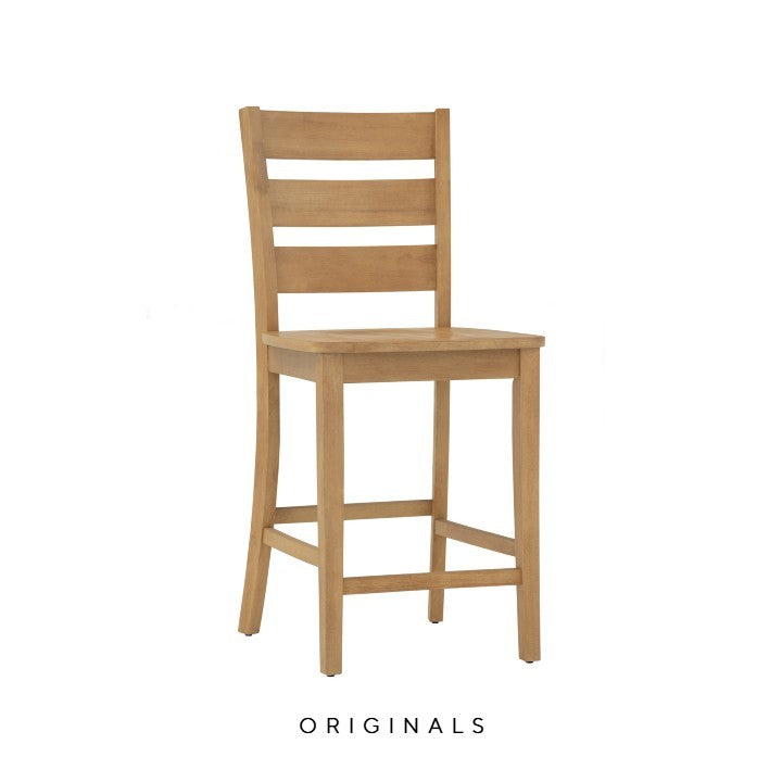 HAFERI Scandinavian Solid Wood Counter Chair