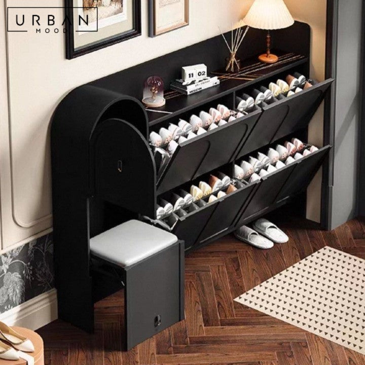 XAVIEL Modern Ultra Slim Shoe Cabinet