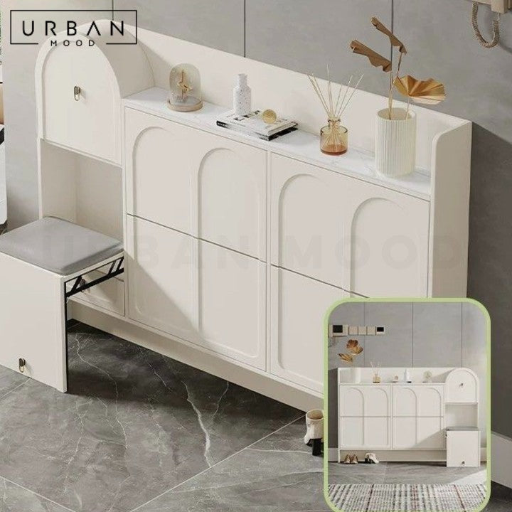 XAVIEL Modern Ultra Slim Shoe Cabinet