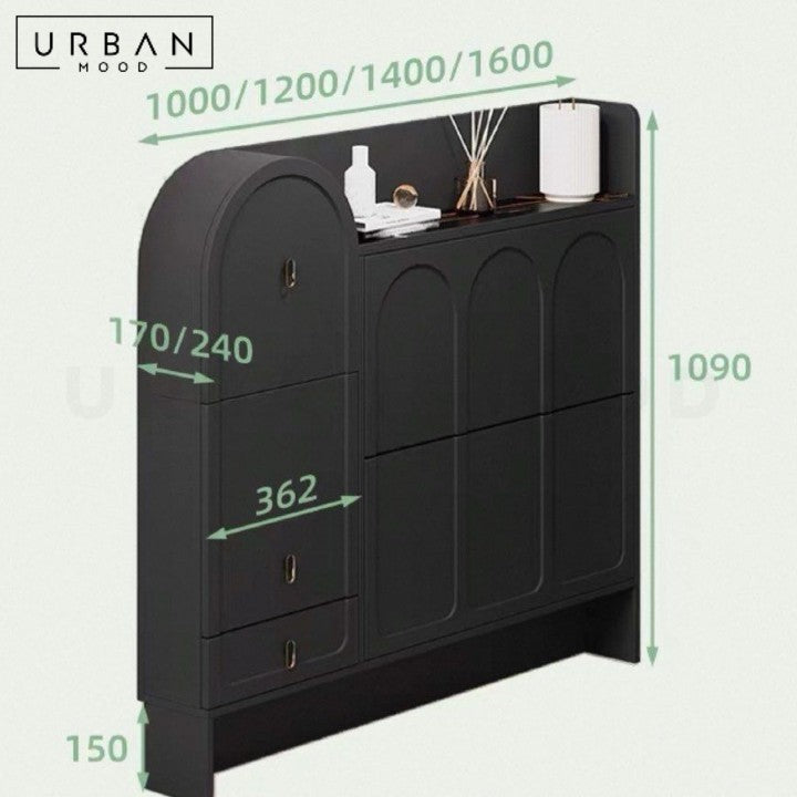 XAVIEL Modern Ultra Slim Shoe Cabinet