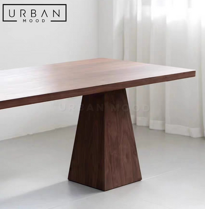 XAN Rustic Solid Wood Dining Table