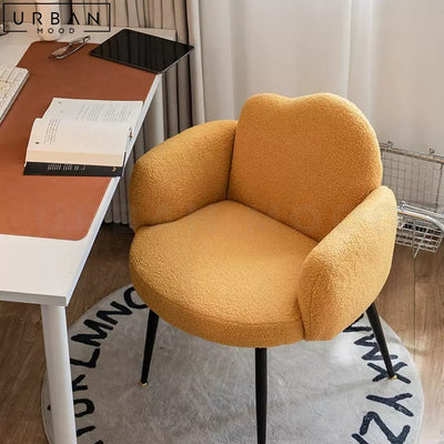 YAD Modern Boucle Study Chair
