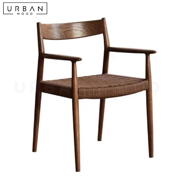 YANEZ Japandi Solid Wood Dining Chair