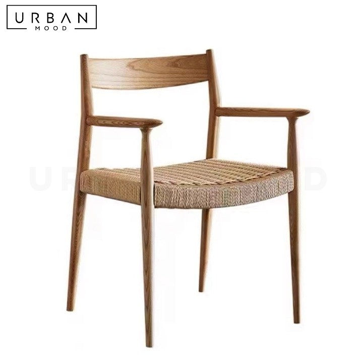 YANEZ Japandi Solid Wood Dining Chair