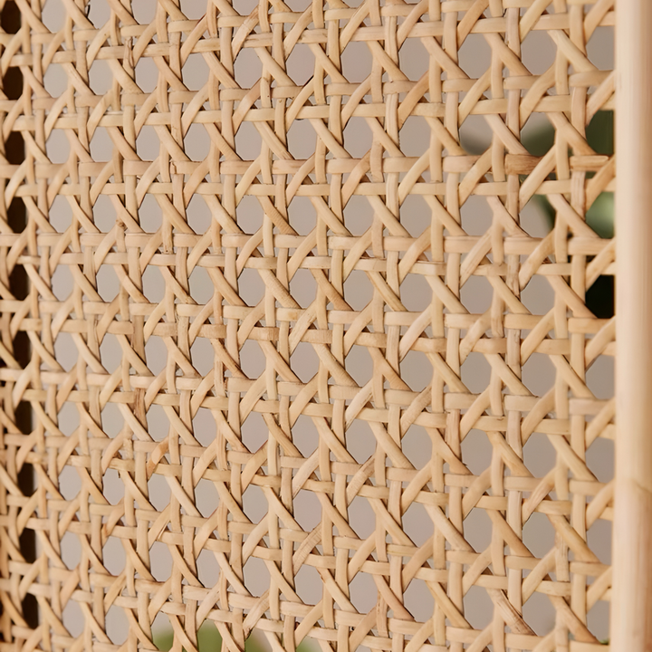 YOVA Rustic Rattan Foldable Partition - Urban Mood Singapore