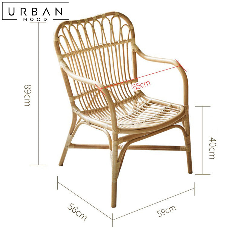 YSMIN Rattan Dining Table & Chairs