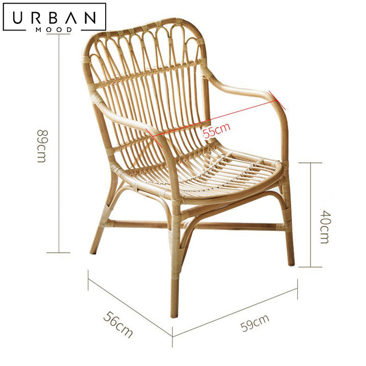 YSMIN Rattan Dining Table & Chairs