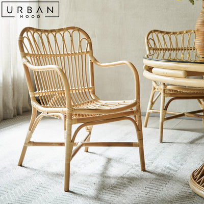 YSMIN Rattan Dining Table & Chairs