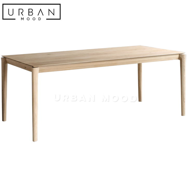 YOJI Scandinavian Solid Wood Dining Table