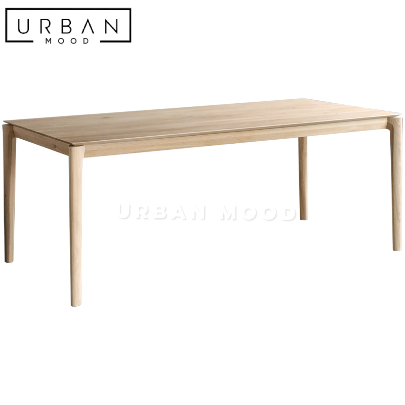 YOJI Scandinavian Solid Wood Dining Table