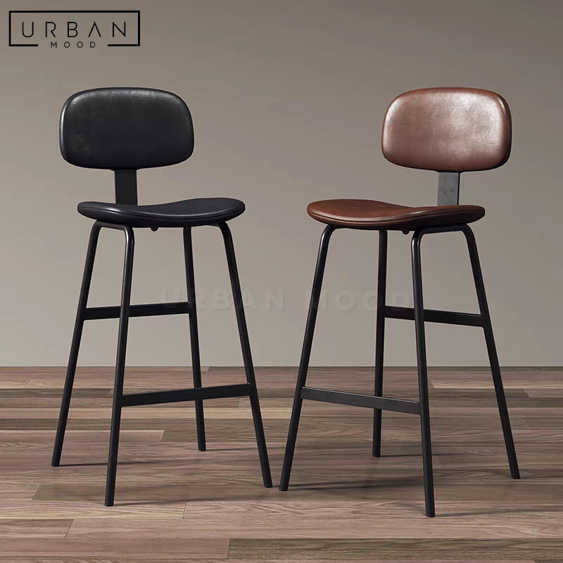 YOKE Modern Industrial Bar Stool