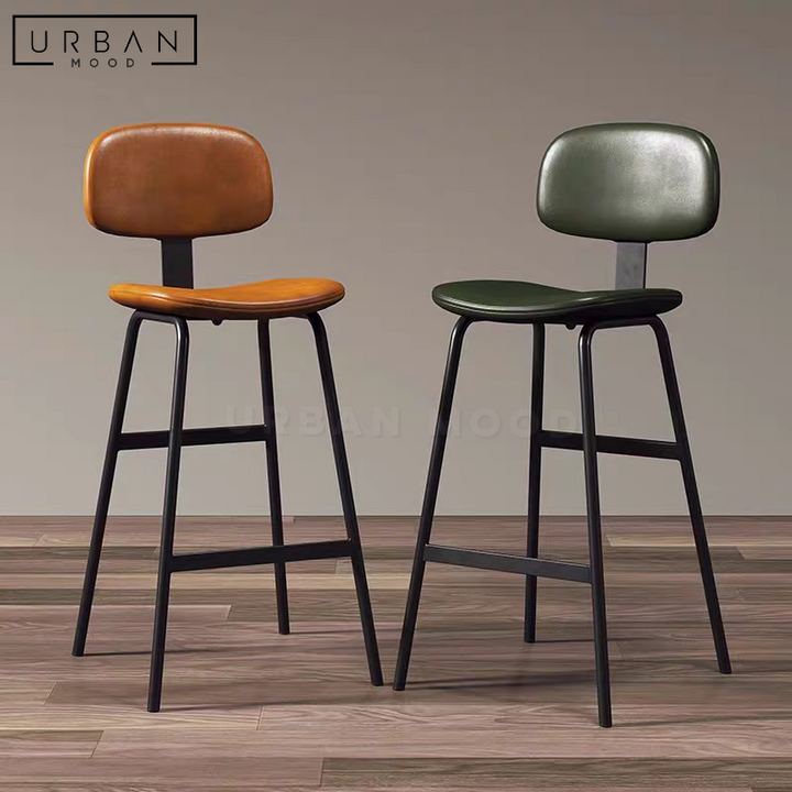 YOKE Modern Industrial Bar Stool