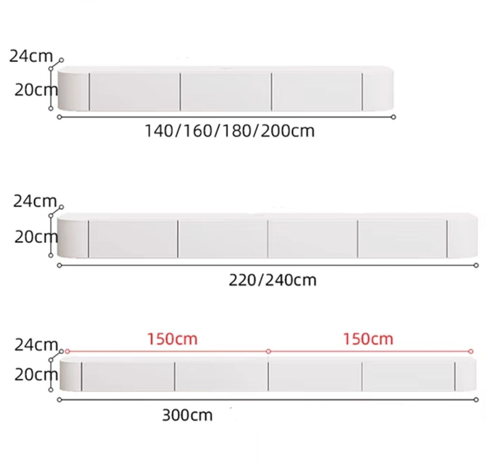 YVES Modern Floating TV Console