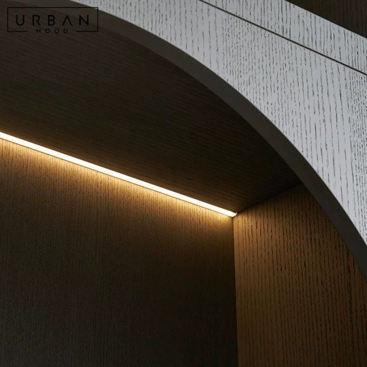 ZAHRAN Modern LED Display Shelf