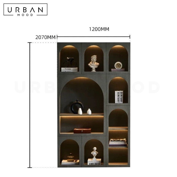 ZAHRAN Modern LED Display Shelf
