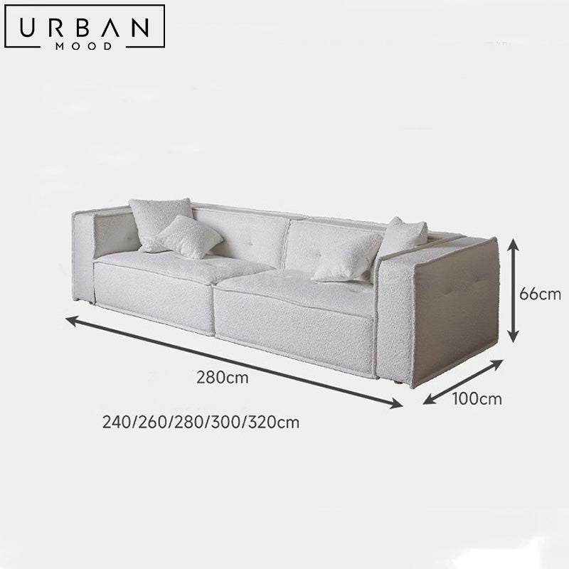 ZALER Modern Fabric Sofa