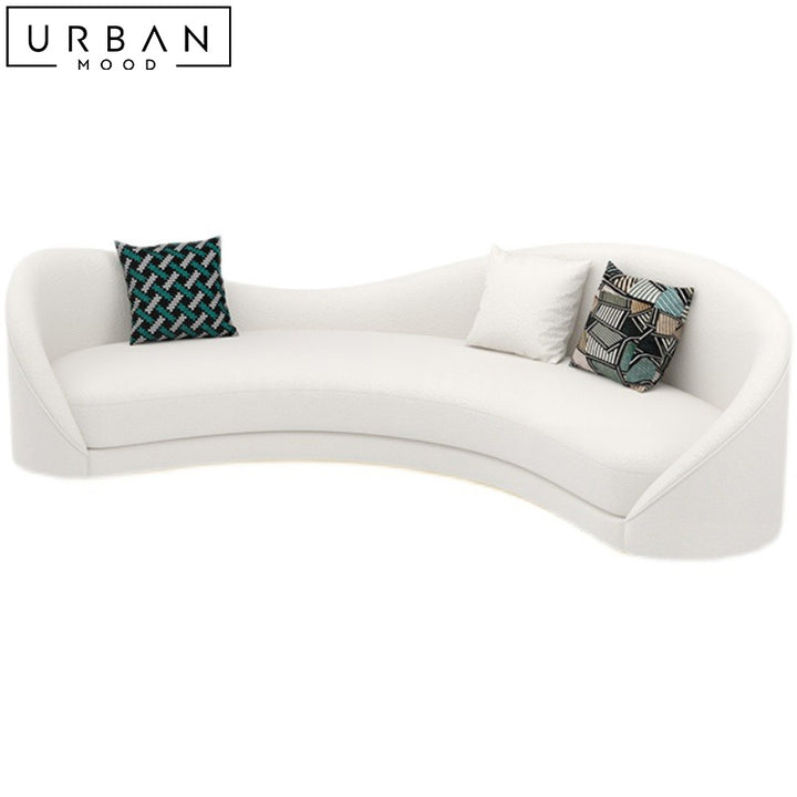 ZANI Japandi Leather Sofa