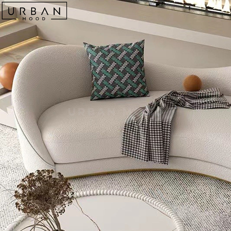 ZANI Japandi Leather Sofa