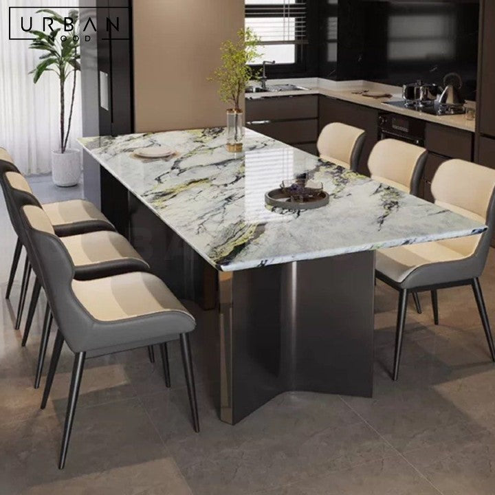 LUNER Modern Marble Dining Table