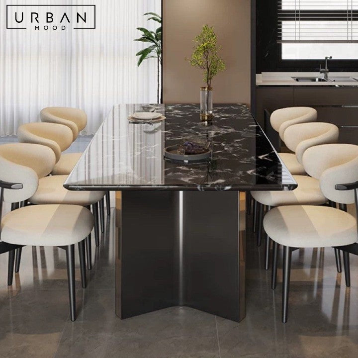 LUNER Modern Marble Dining Table