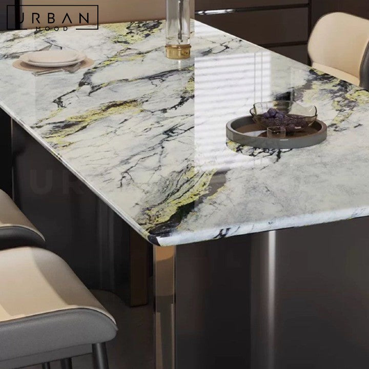 LUNER Modern Marble Dining Table