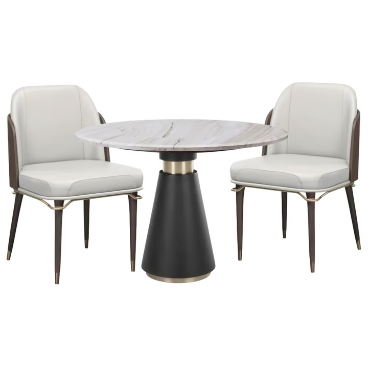 ZAVI Modern Leather Dining Chair - Urban Mood Singapore