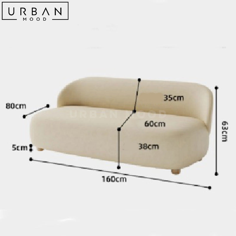 ZAYNE Japandi Fabric Sofa