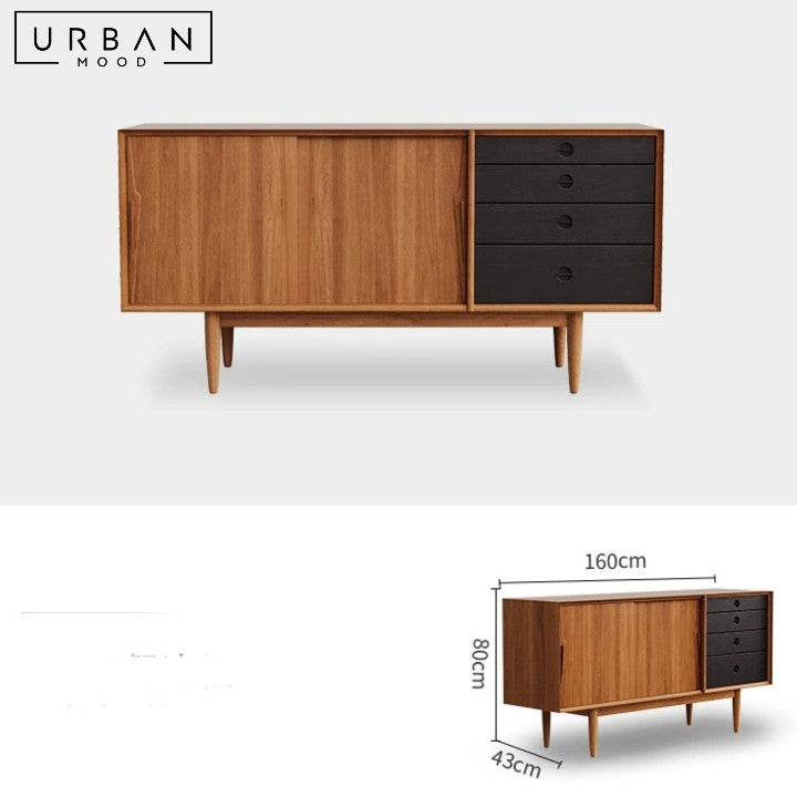 ZENKA Modern Solid Wood Sideboard