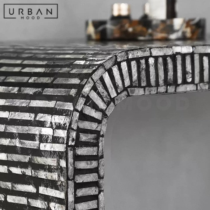 ZENA Mediterranean Pearl Console Table
