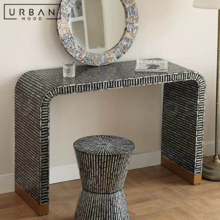 ZENA Mediterranean Pearl Console Table