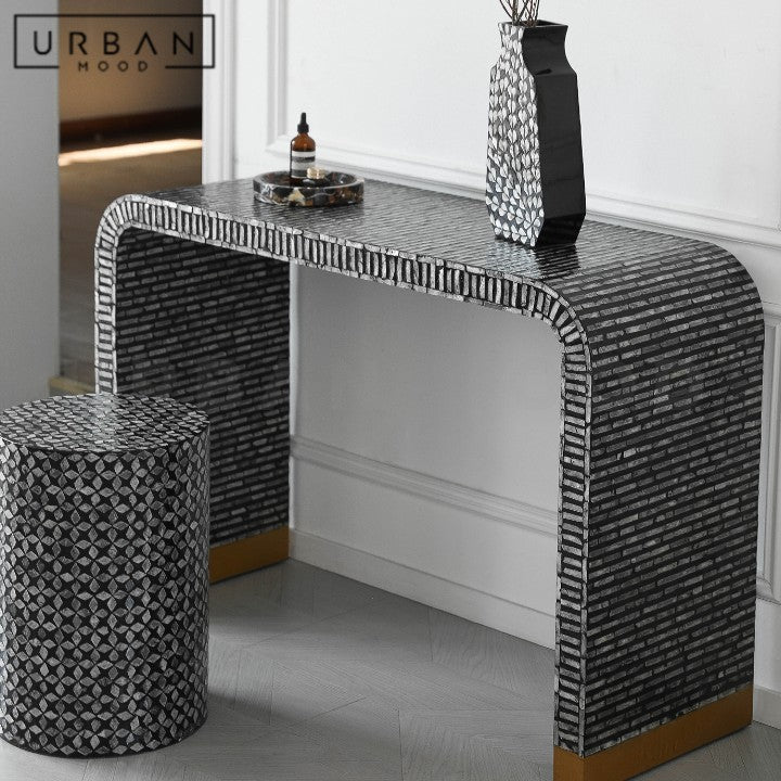 ZENA Mediterranean Pearl Console Table