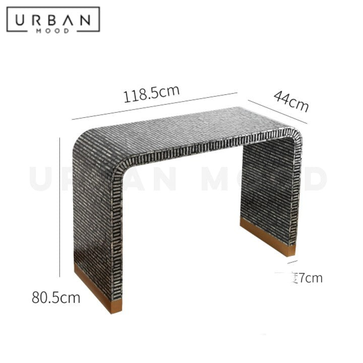 ZENA Mediterranean Pearl Console Table