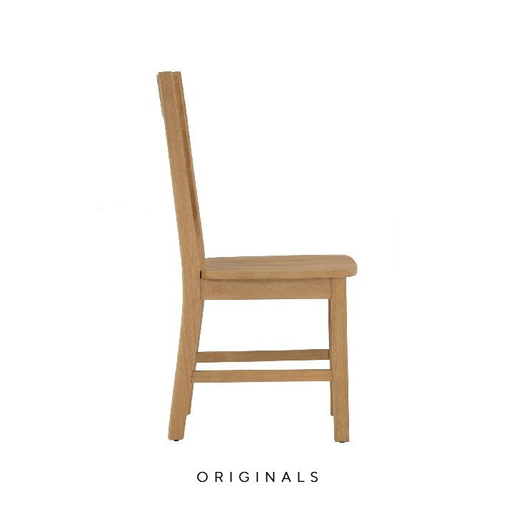 ZENEPE Scandinavian Solid Wood Dining Chair (Set of 2)