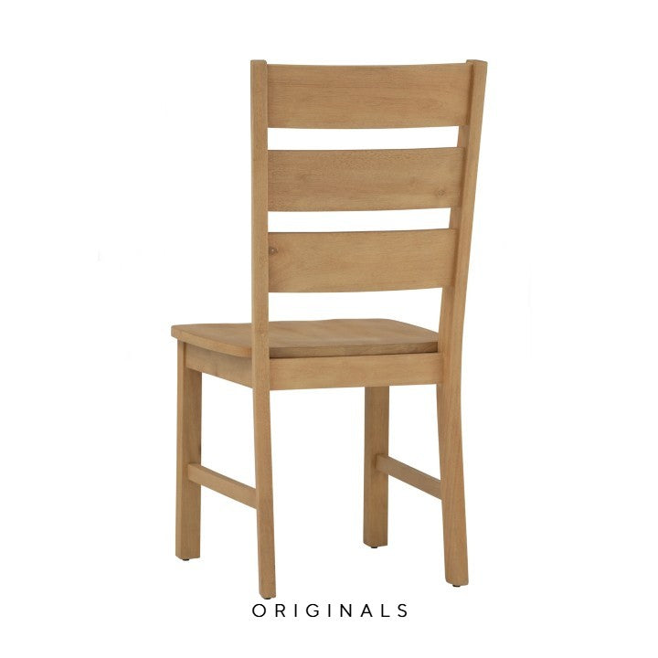 ZENEPE Scandinavian Solid Wood Dining Chair (Set of 2)